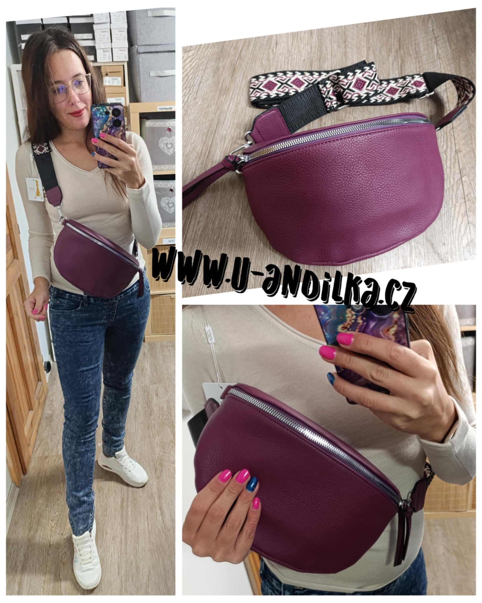 Obrázek Luxusní crossbody Bramble
