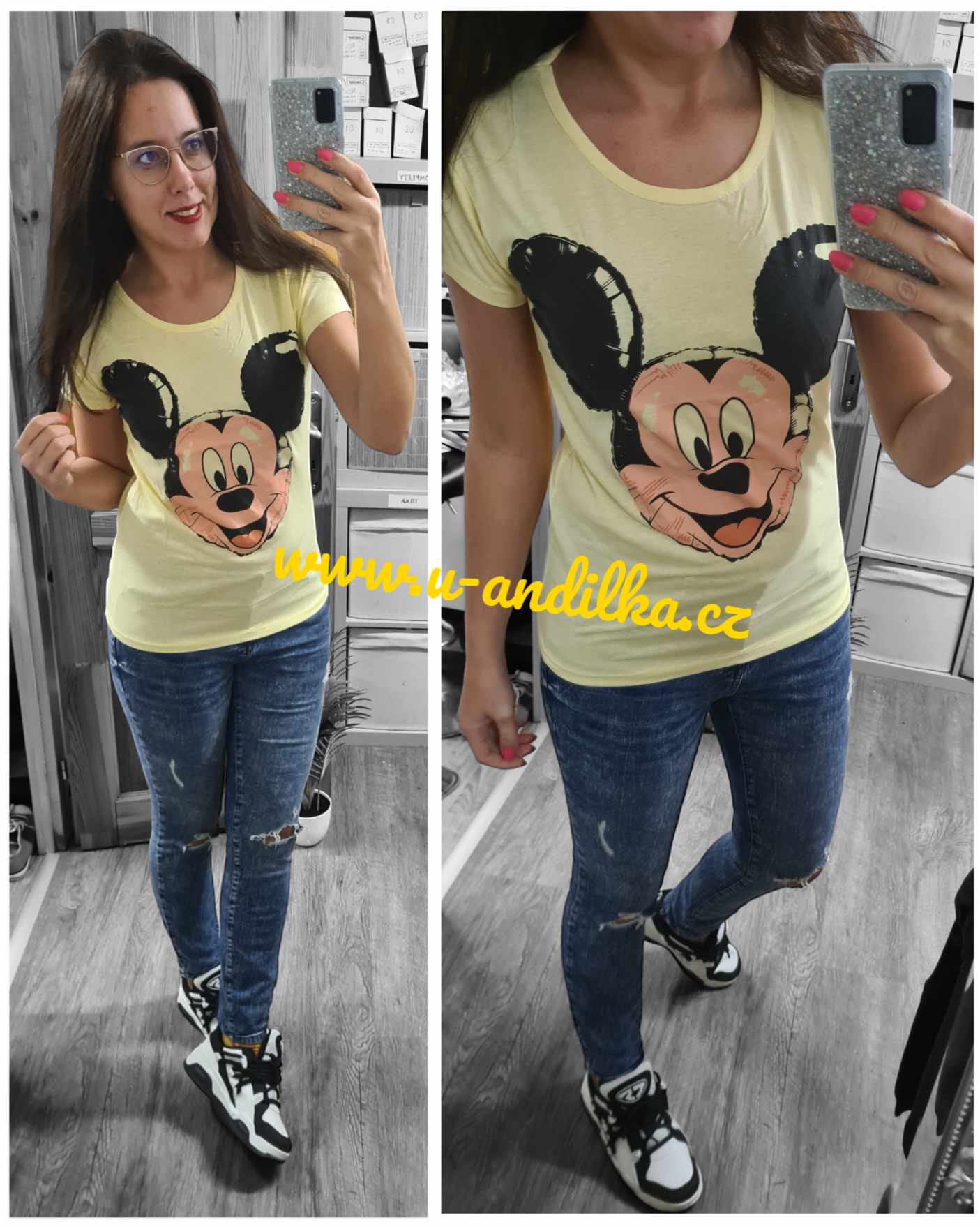 Obrázek Tričko Mickey Yellow
